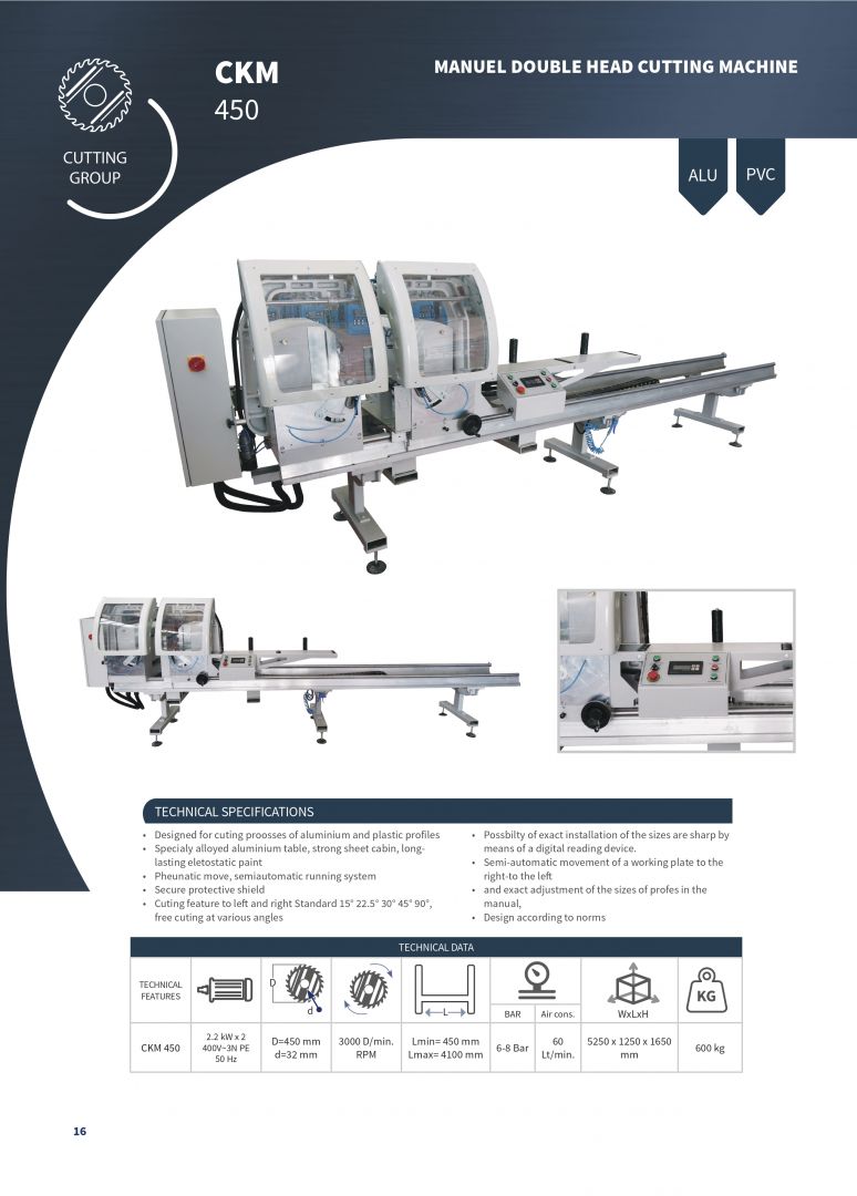 Manual Double Head Cutting Machine CKM-400