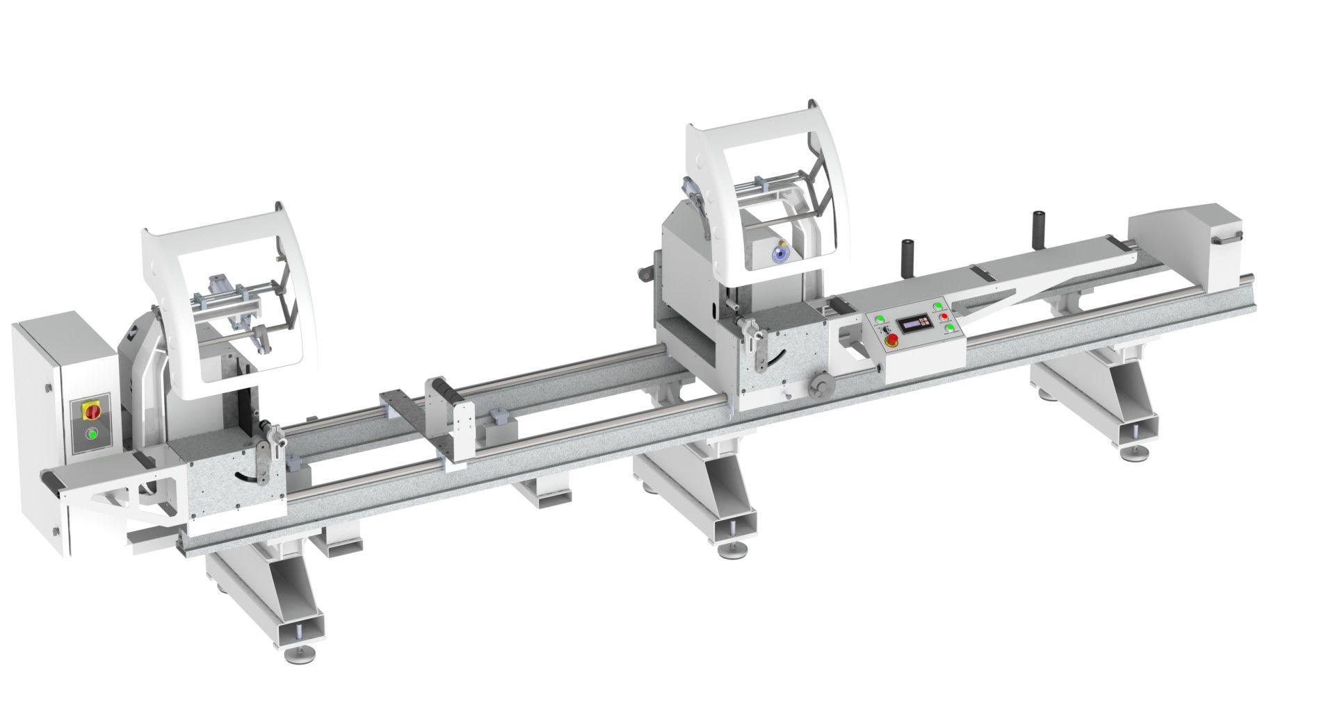 PVC CUTTING MACHINES - Manual Double Head Cutting Machine CKM-400