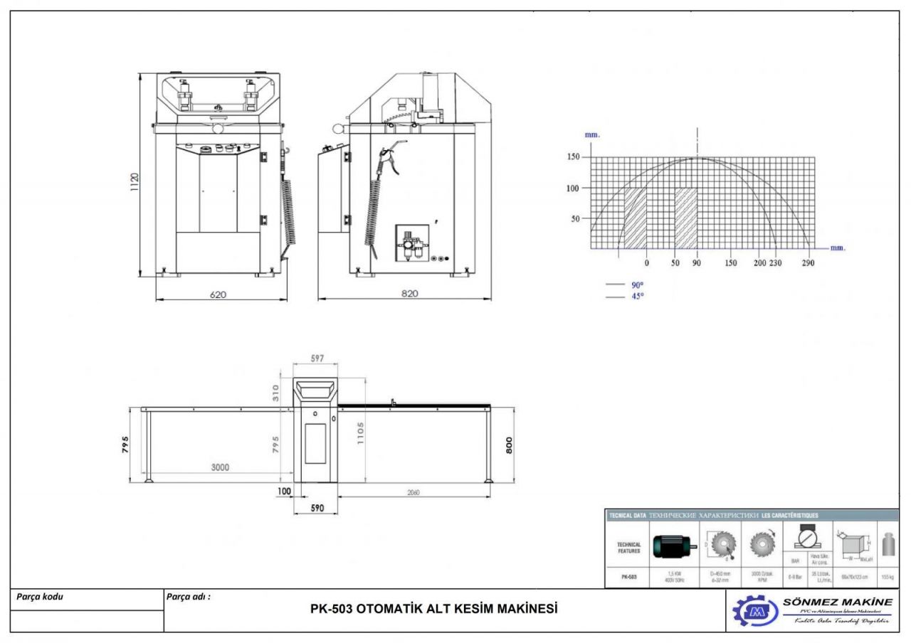 AUTOMATIC SUB-MACHINE PK503