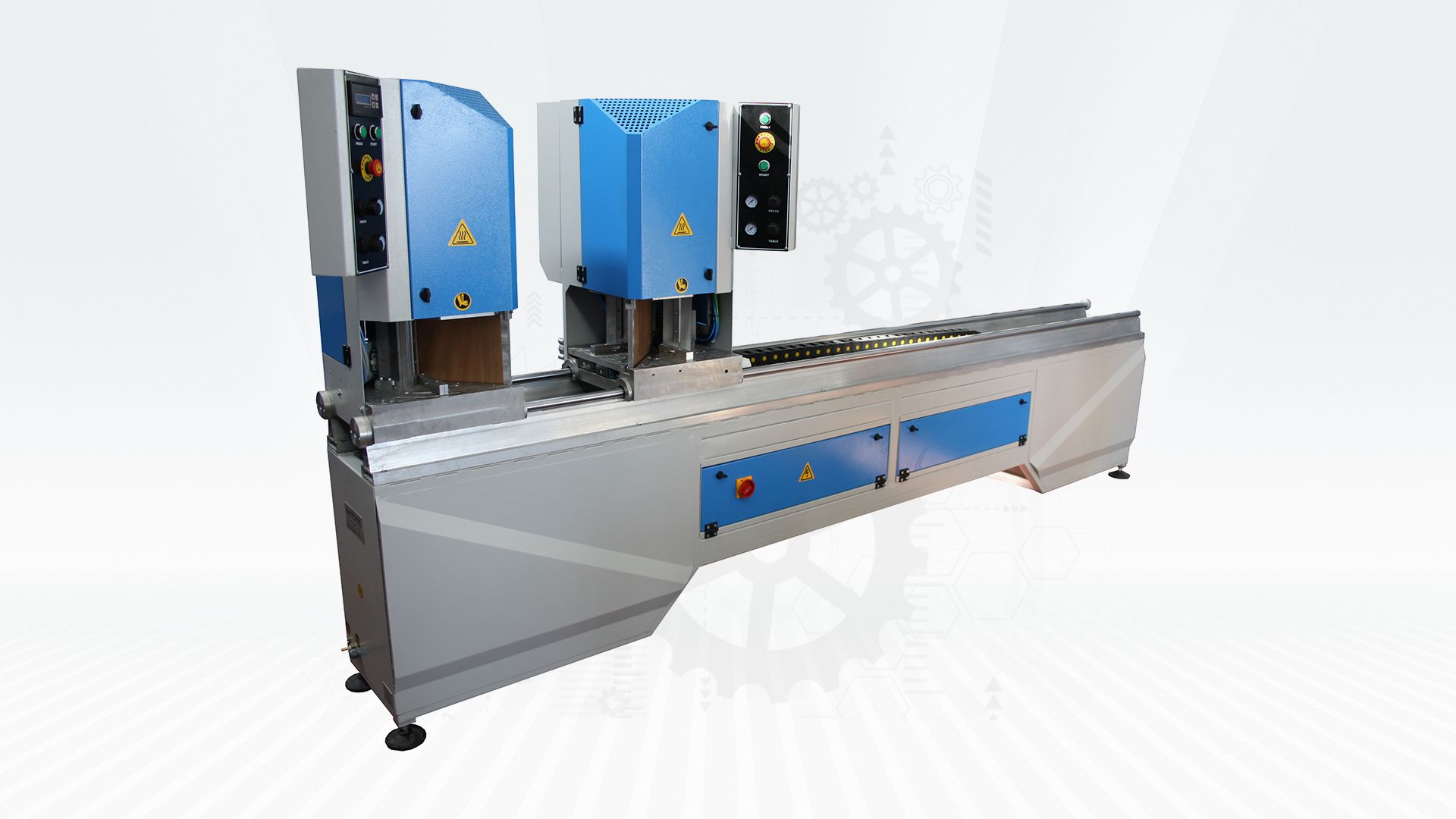 PVC WELDING MACHINES - Double Head Welding Machine (for 200mm Profile)