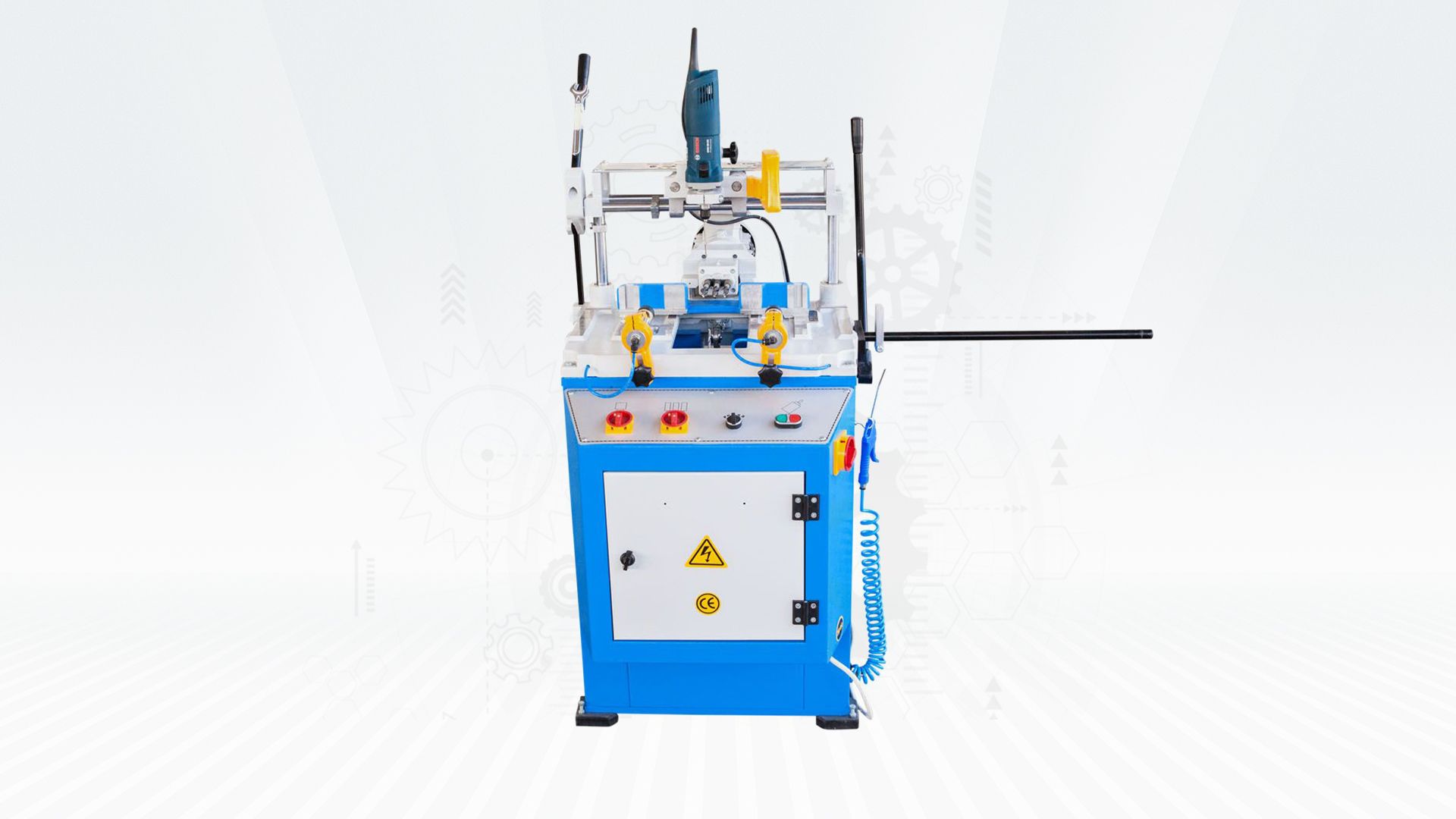 PVC COPY ROUTER MACHINES - Copy+Drainage Router Machines With Triple Drilling Unit