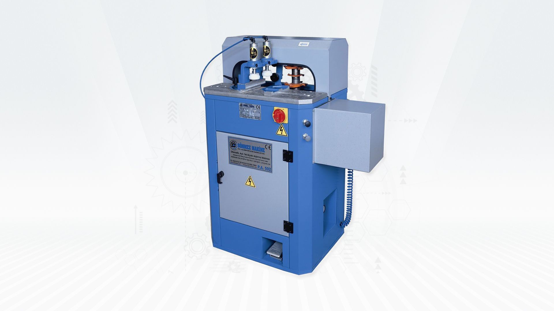 PVC MILLING MACHINES - AUTOMATIC MEDIUM RECORDING MACHINE (DUAL SERIES)