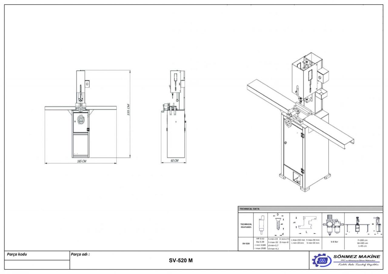 Vertical Screwing Machine (Manual) SV520M