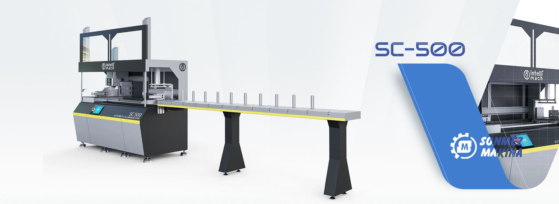 Automatic Aluminium Sawing and Drilling Machine