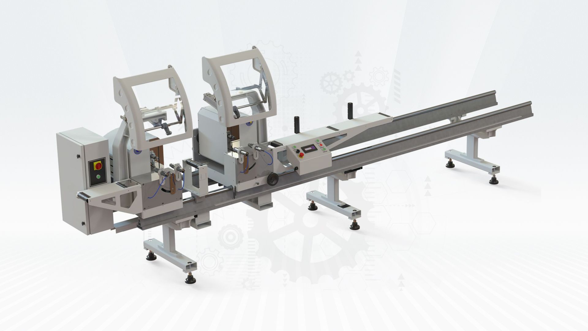 ALUMINUM CUTTING MACHINES - DOUBLE HEAD CUTTING MACHINE