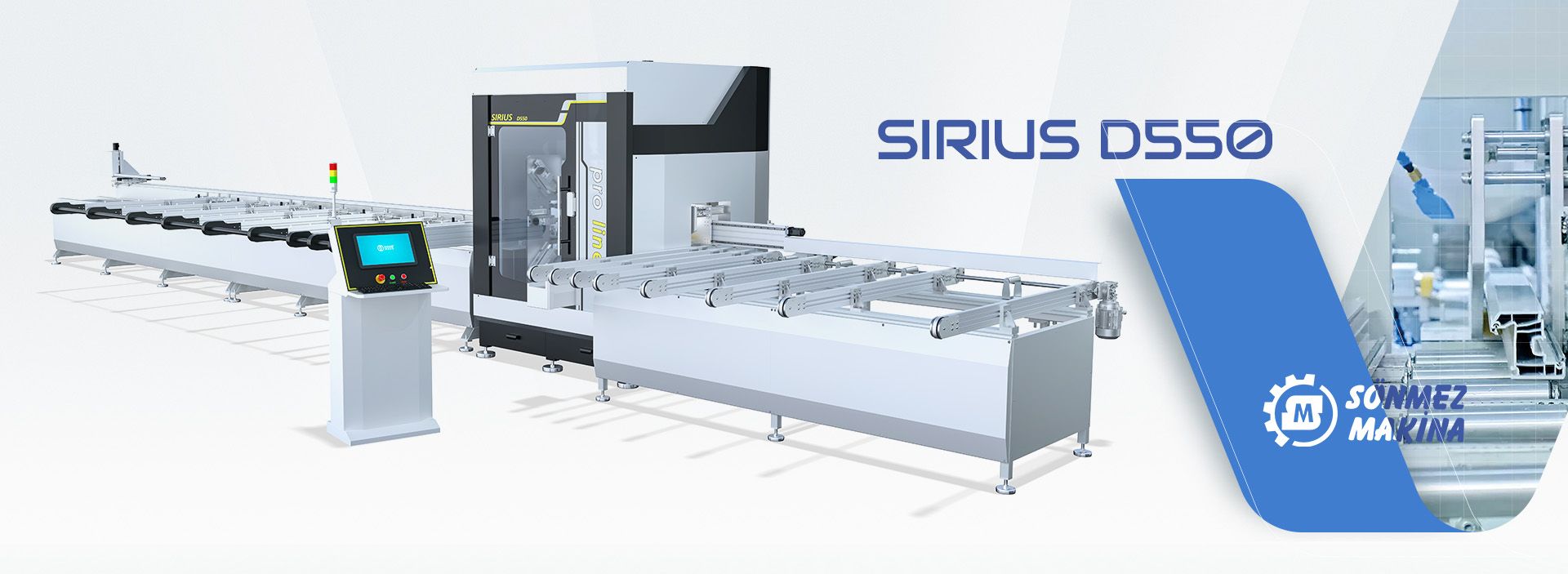 Pvc Profile Machining and Cutting Center SIRIUS D550